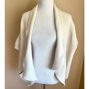 Anthropologie Akemi + Kin Knit Cardigan Cocoon Sweater Cream One Size